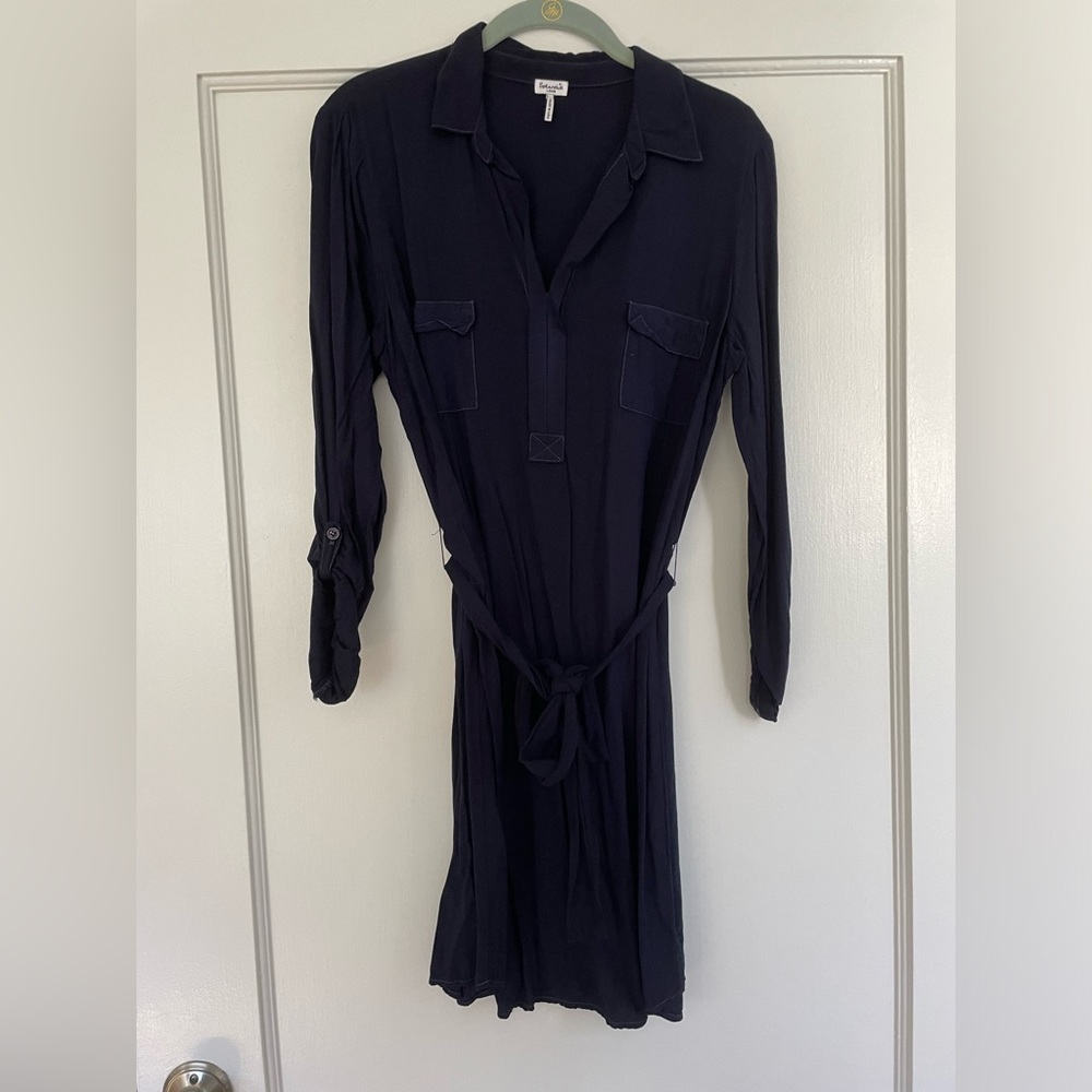 Splendid navy shirt dress